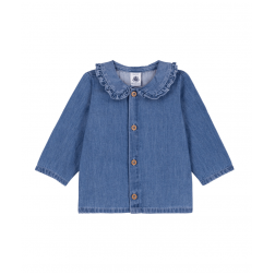 Blouse en denim léger bébé