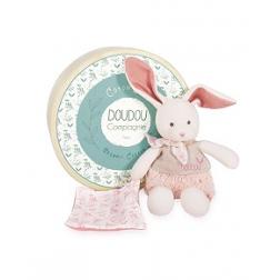 Doudou lapin rose (bio)