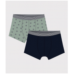 Lot de 2 boxers en coton enfant