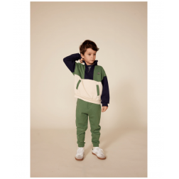 Sweatshirt col camionneur en molleton enfant garçon